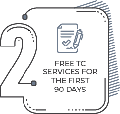 Free TC services for the first 90 days